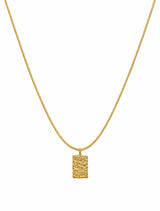 GOLD STONE NECKLACE