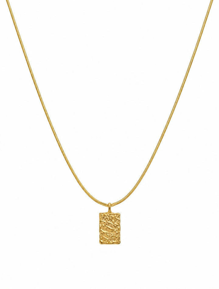 GOLD STONE NECKLACE