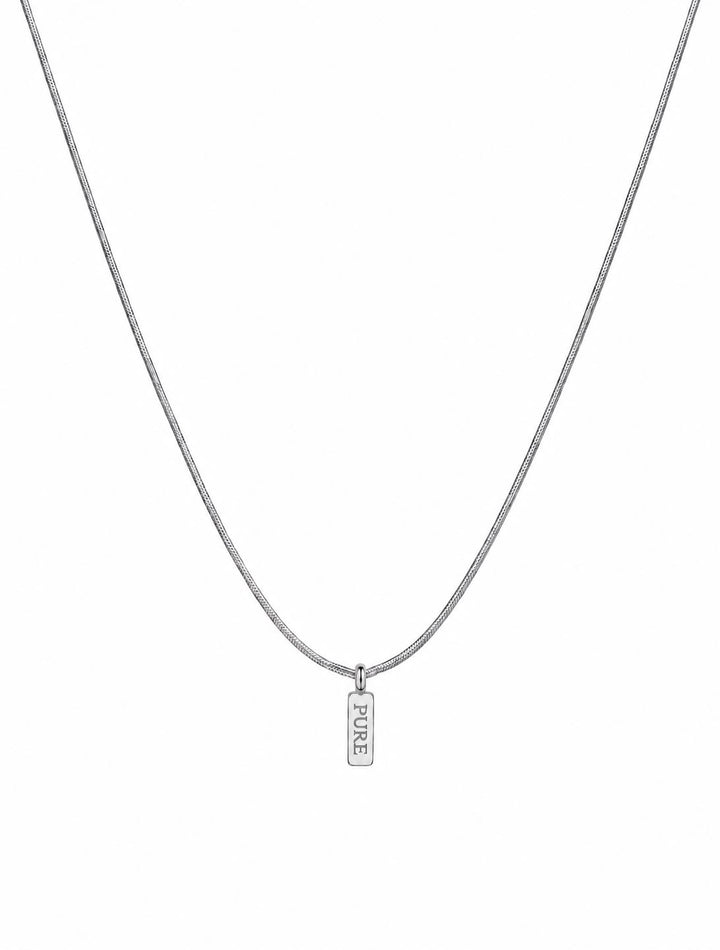 SILVER PURE NECKLACE