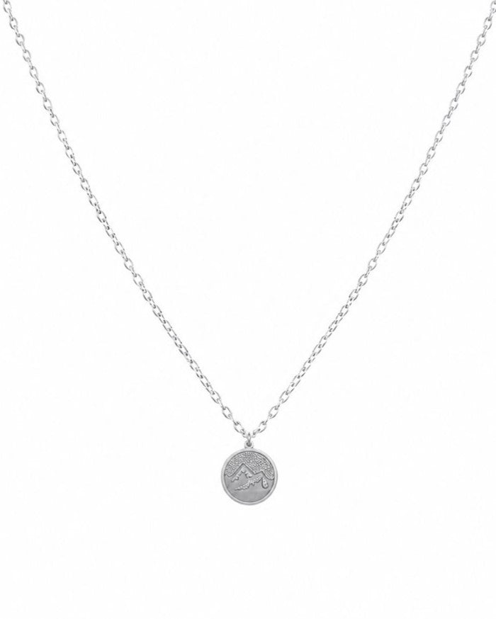 MOUNTAINS SILVER NECKLACE