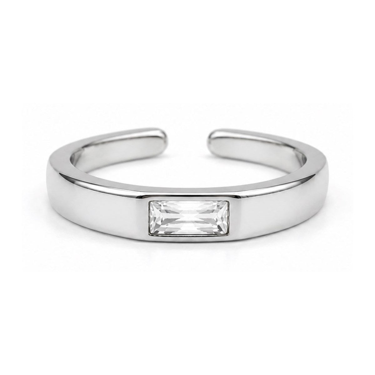 WHITE ZIRCON RING